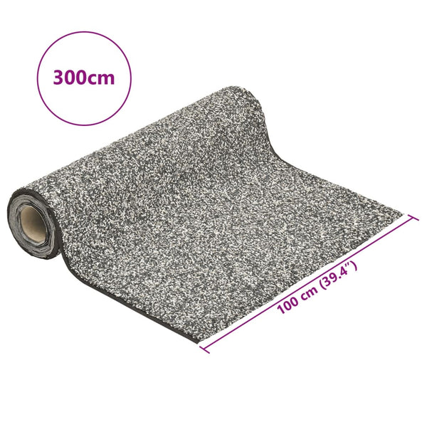 vidaXL Stone Foil Grey 300x100 cm