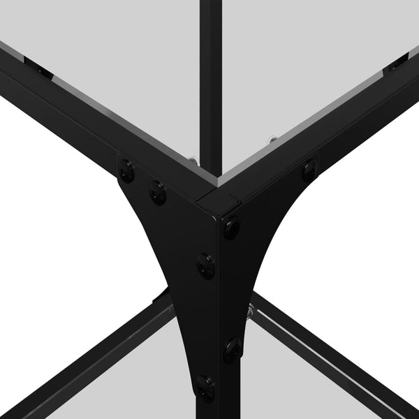 Couchtische mit Glasplatte, 2er-Set