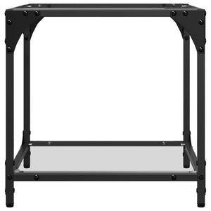Couchtische mit Glasplatte, 2er Set