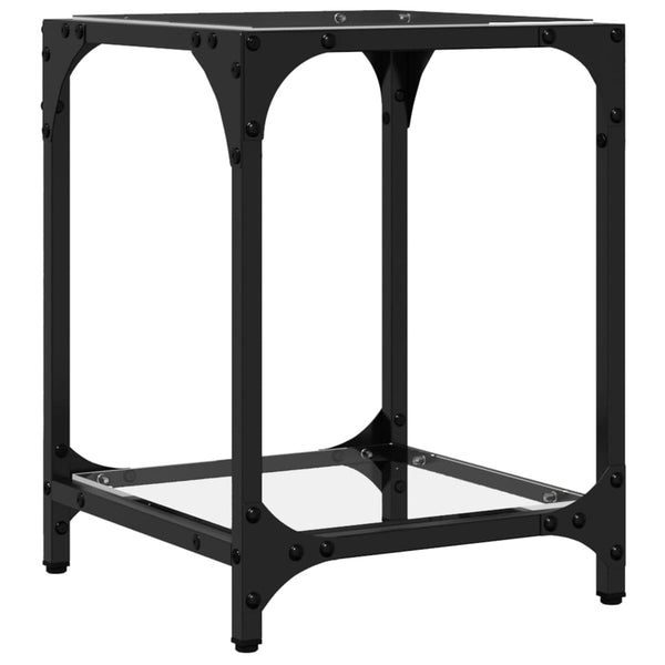 Couchtische mit Glasplatte, 2er Set
