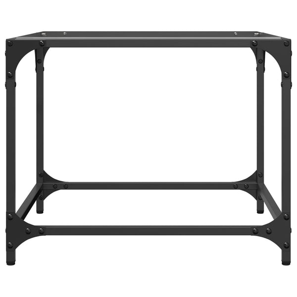 Couchtisch Glasplatte Transparent 50x50 cm