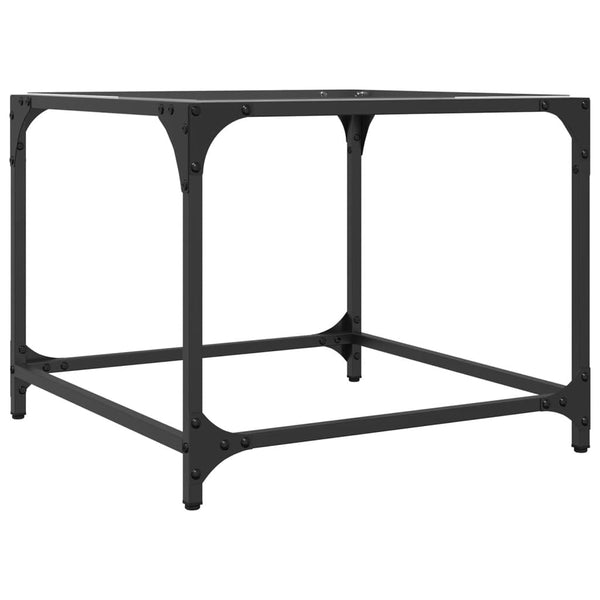Couchtisch Glasplatte Transparent 50x50 cm