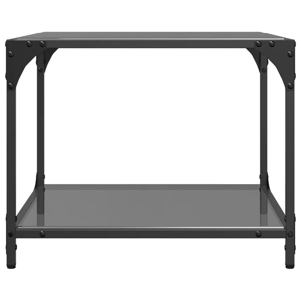 Couchtische mit Glasplatte, 2er Set