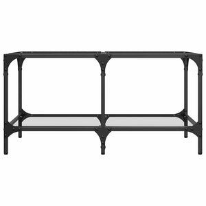 Couchtisch Glasplatte Transparent 78,5x40 cm