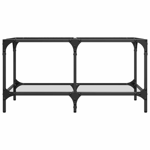 Couchtisch Glasplatte Transparent 78,5x40 cm