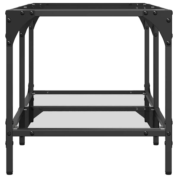 Couchtisch Glasplatte Transparent 78,5x40 cm