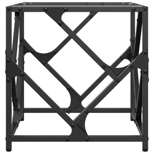 Couchtisch Glasplatte Transparent 40x40 cm