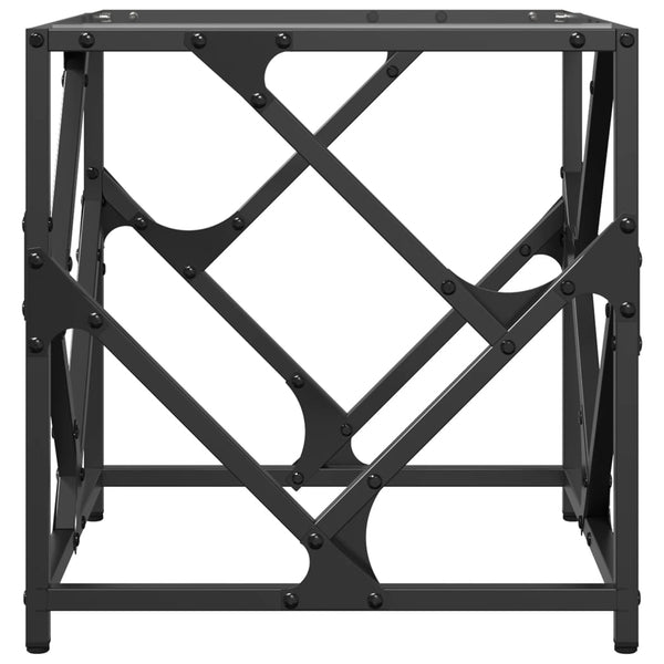 Couchtisch Glasplatte Transparent 40x40 cm
