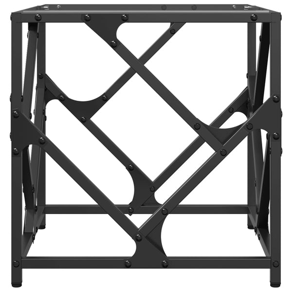 Couchtisch Glasplatte Transparent 40x40 cm