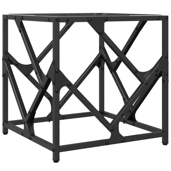 Couchtisch Glasplatte Transparent 40x40 cm