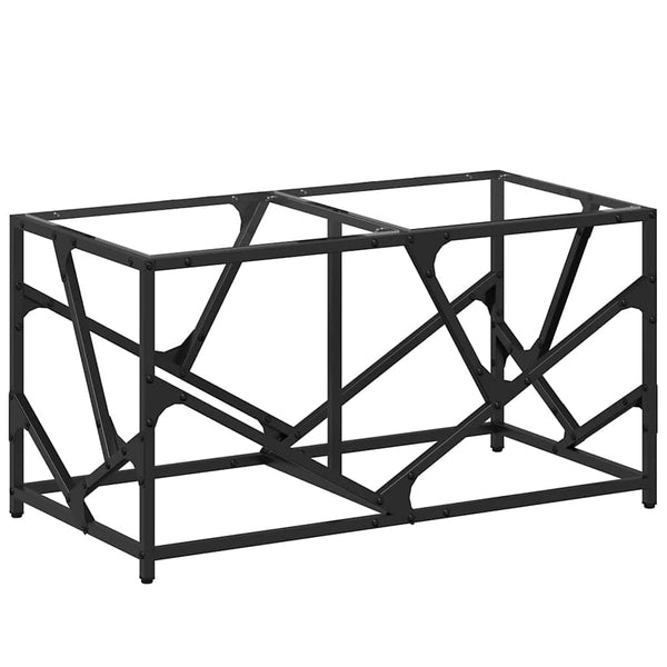 Couchtisch mit Glasplatte, 78,5 cm