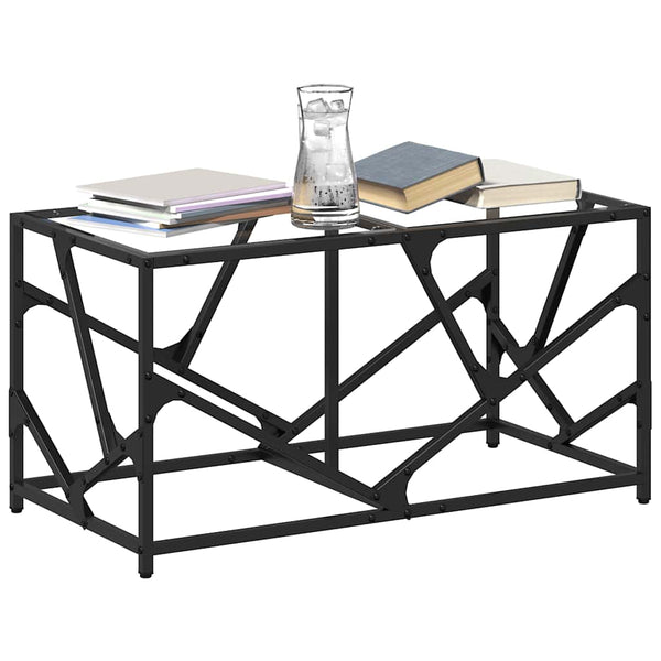 Couchtisch mit Glasplatte, 78,5 cm