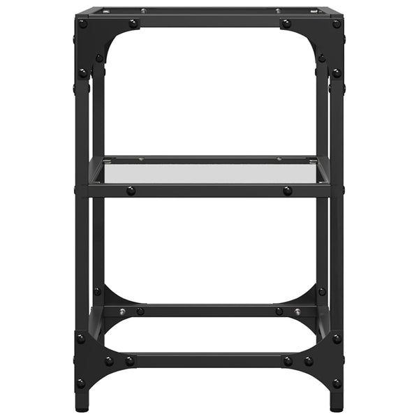 Couchtisch Glasplatte Transparent 30x30x45 cm