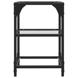 Couchtisch Glasplatte Transparent 30x30x45 cm