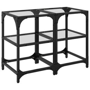 Couchtische mit Glasplatte, 2er-Set