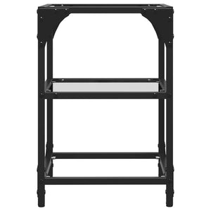 Couchtische mit Glasplatte, 2er-Set