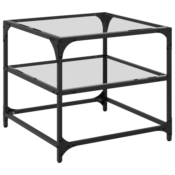 Couchtische Glasplatten 2er Set Transparent