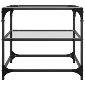 Couchtische Glasplatten 2er Set Transparent