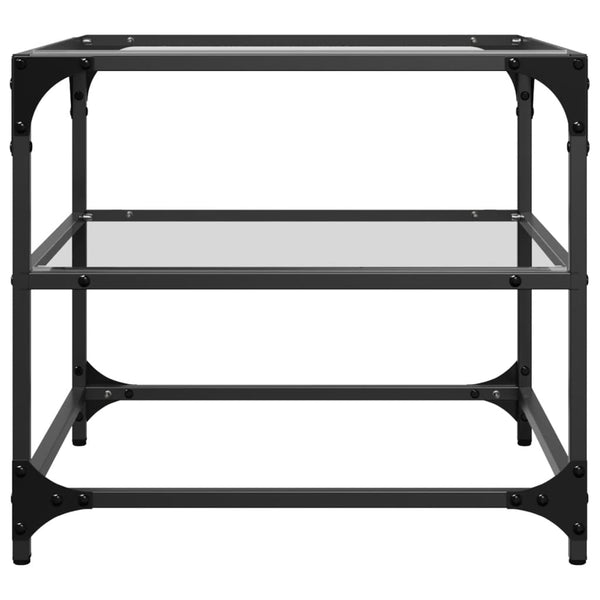 Couchtische Glasplatten 2er Set Transparent