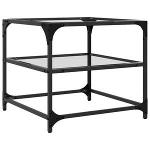 Couchtische Glasplatten 2er Set Transparent