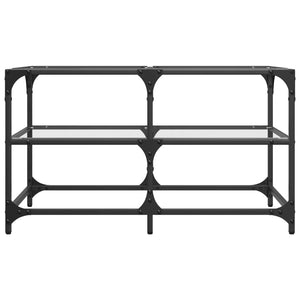 Couchtisch mit Glasplatte, 78,5 cm