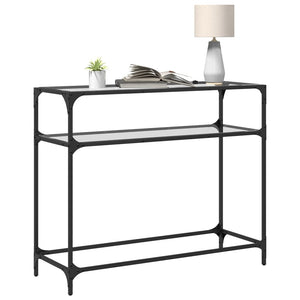 Konsolentisch Transparent Glasplatte 98 cm