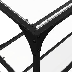 Konsolentisch mit Glasplatte, 118,5 cm