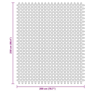 Zeltteppich Anthrazit 2,5x2 m