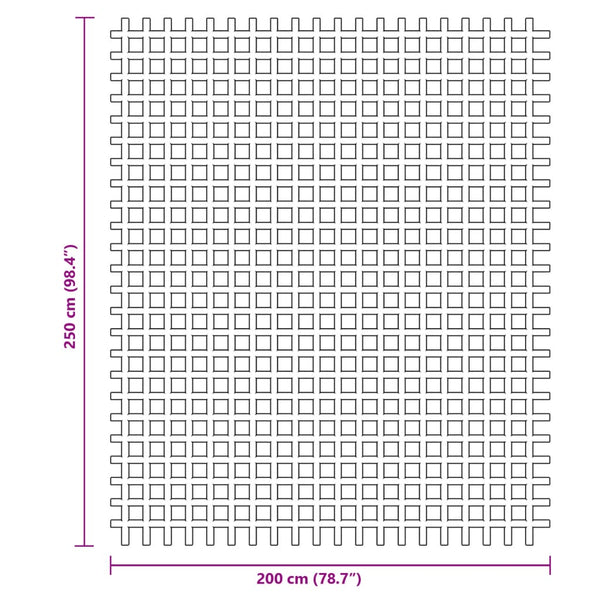 Zeltteppich Anthrazit 2,5x2 m