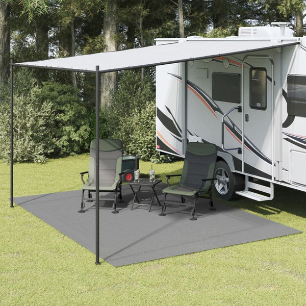 Zeltteppich Anthrazit 4x3 Meter