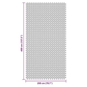 vidaXL Tent Carpet Blue 4x2 m