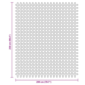 Blauer Zeltteppich 2,5x2 m