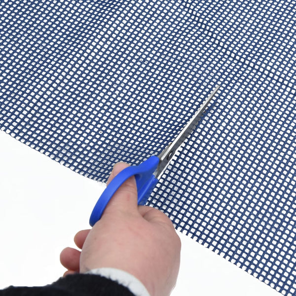 vidaXL Tapis de tente Bleu 4x2,5 m