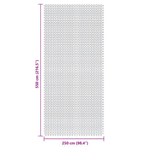 Blauer Zeltteppich 5,5x2,5m