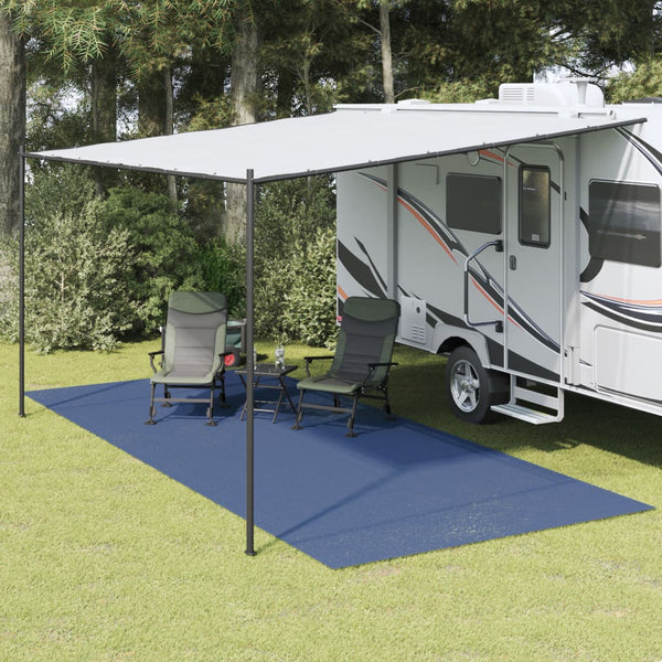 Blauer Zeltteppich 6x2,5 m