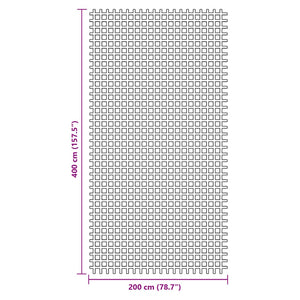 Grüner Zeltteppich 4x2 m