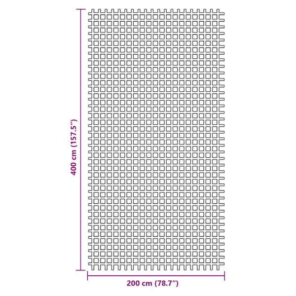 Grüner Zeltteppich 4x2 m