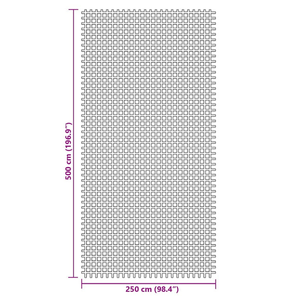 Grüner Zeltteppich 5x2,5 m