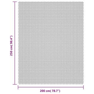 Zeltteppich Creme 2,5x2 m