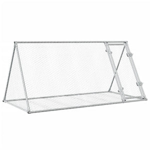 Hasenstall Silber Verzinkt 200x105x91cm