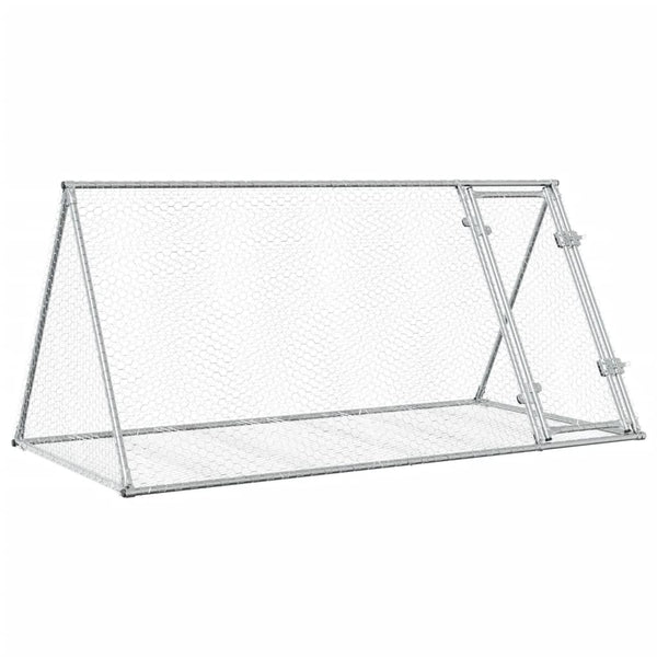 Hasenstall Silber Verzinkt 200x105x91cm