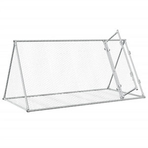 Hasenstall Silber Verzinkt 200x105x91cm