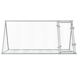 Hasenstall Silber Verzinkt 200x105x91cm