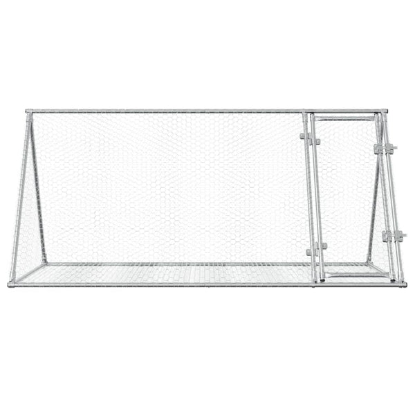 Hasenstall Silber Verzinkt 200x105x91cm