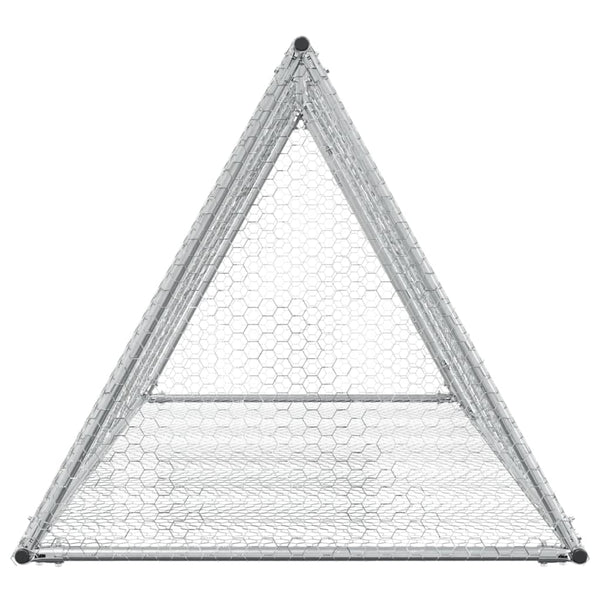 Hasenstall Silber Verzinkt 200x105x91cm
