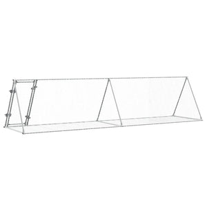 Hasenstall Silber Verzinkt 400x105x91cm