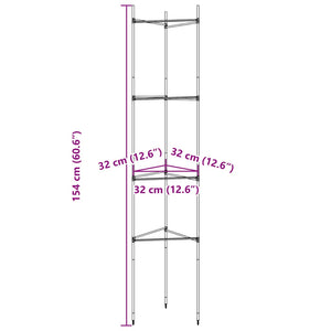 Tomatenkäfige 8er Set, 154cm