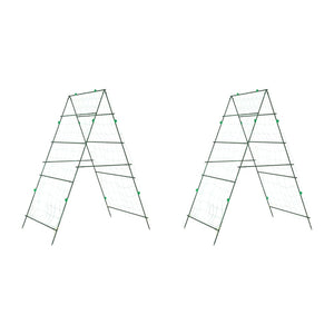Pflanzennetz A-Rahmen Stahl 2er Set