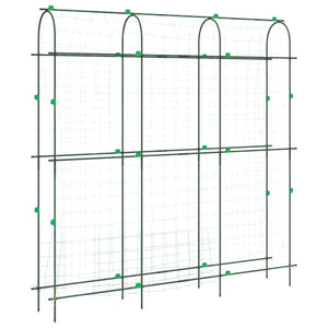 Pflanzennetze U-Rahmen Stahl 2er Set