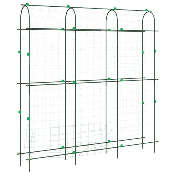 Pflanzennetze U-Rahmen Stahl 2er Set
